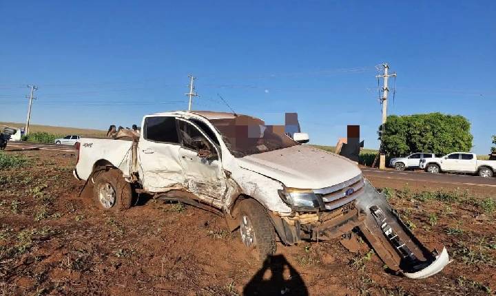 ACIDENTE NA MANHÃ DESTE SÁBADO (04) É REGISTRADO NO TREVO DE SILVEIRÓPOLIS, NA PR-486