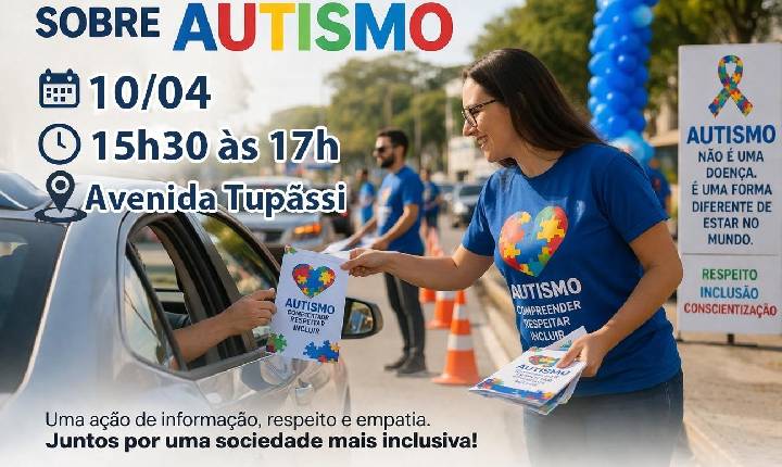 Blitz de Conscientização sobre o Autismo acontece em Assis Chateaubriand