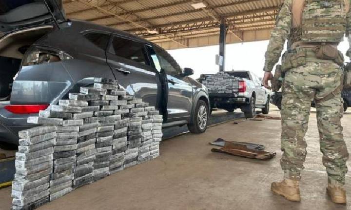 BR 277: PRF apreende carga de cocaína que poderia valer até R$ 33 milhões no destino final