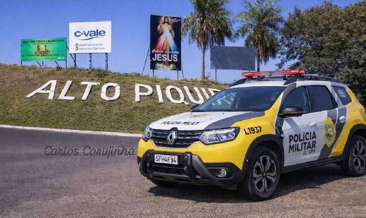 Em Alto Piquiri filho é preso por agredir a mãe de 74 anos