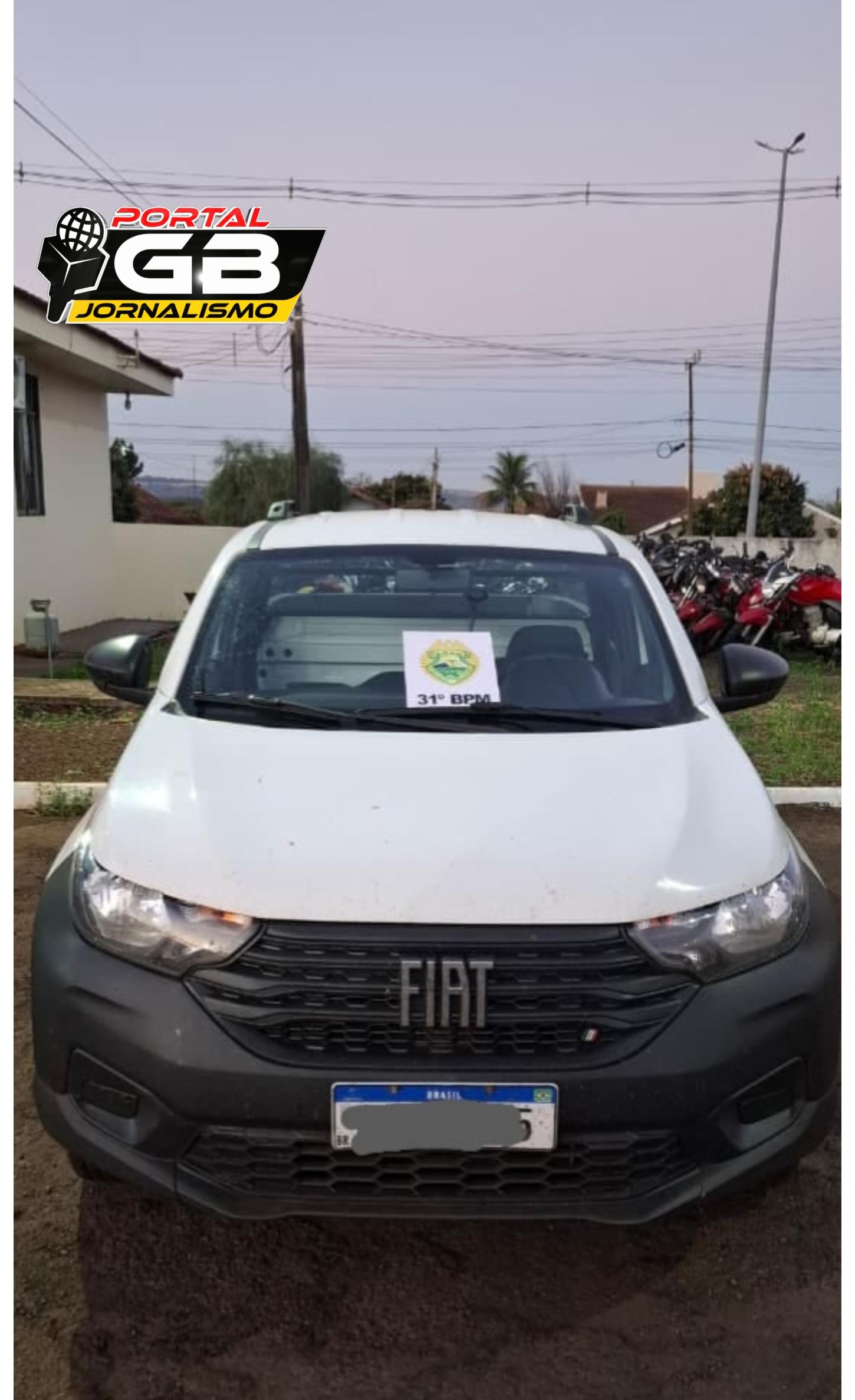 Em Assis Chateaubriand: Polícia Militar recupera Fiat Estada