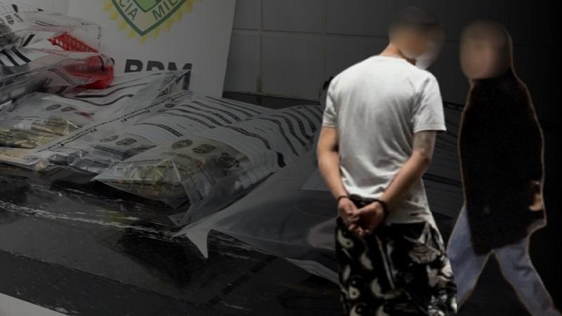 Casal 'vida loka' é detido com munições, arma, drogas e bloqueador de sinal em Cascavel