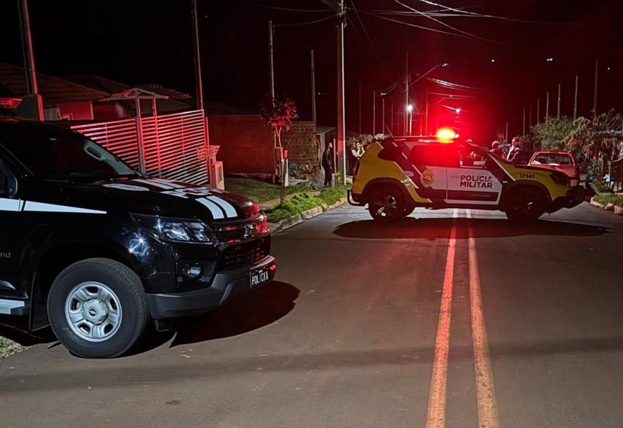 Em Nova Aurora: Homem é chamado e ao sair de dentro de casa é alvejado por tiros e cai morto