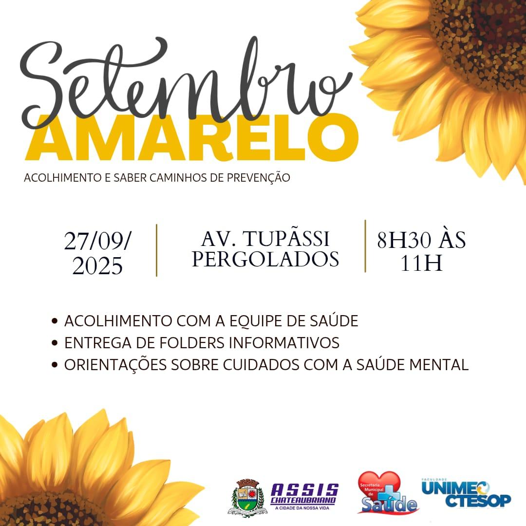 Encerramento da Campanha Setembro Amarelo em Assis Chateaubriand