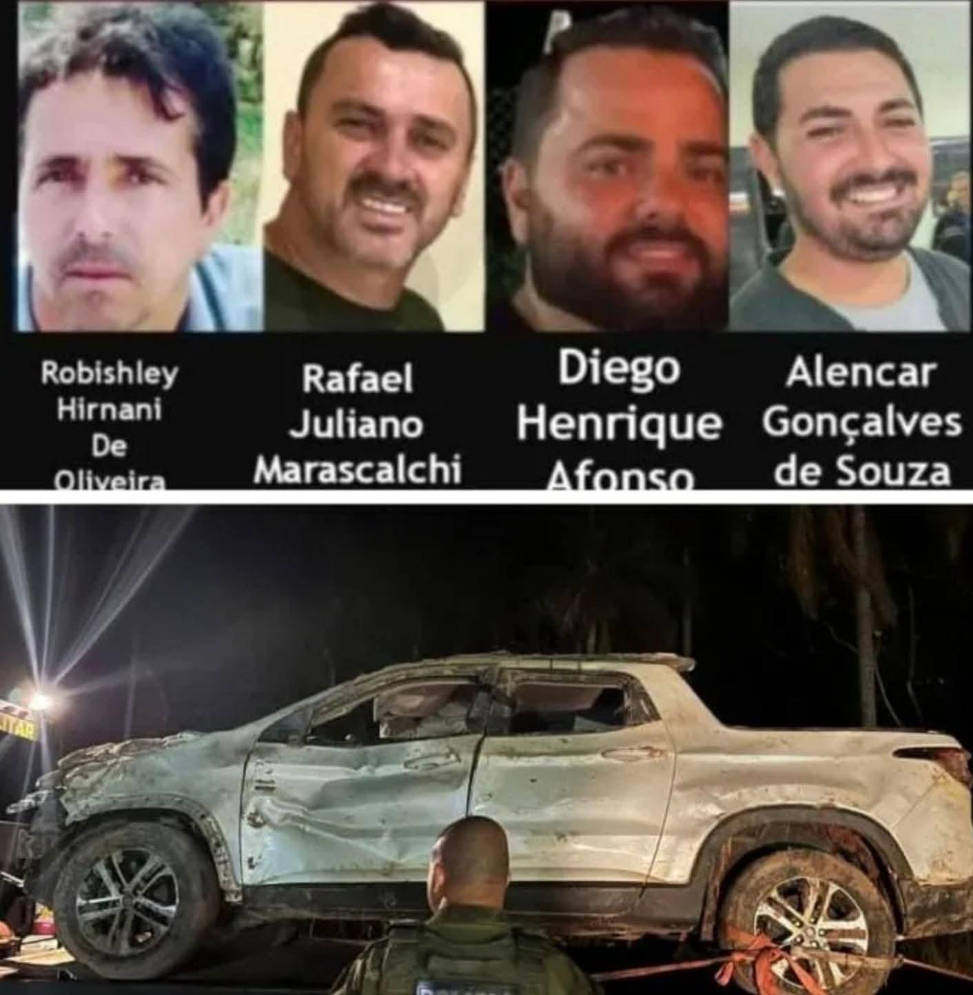 Olha o estado de como ficou a caminhoneta Touro dos cobradores