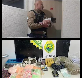 PMPR resgata bebê em ocorrência de maus-tratos e tráfico de drogas no Paraná