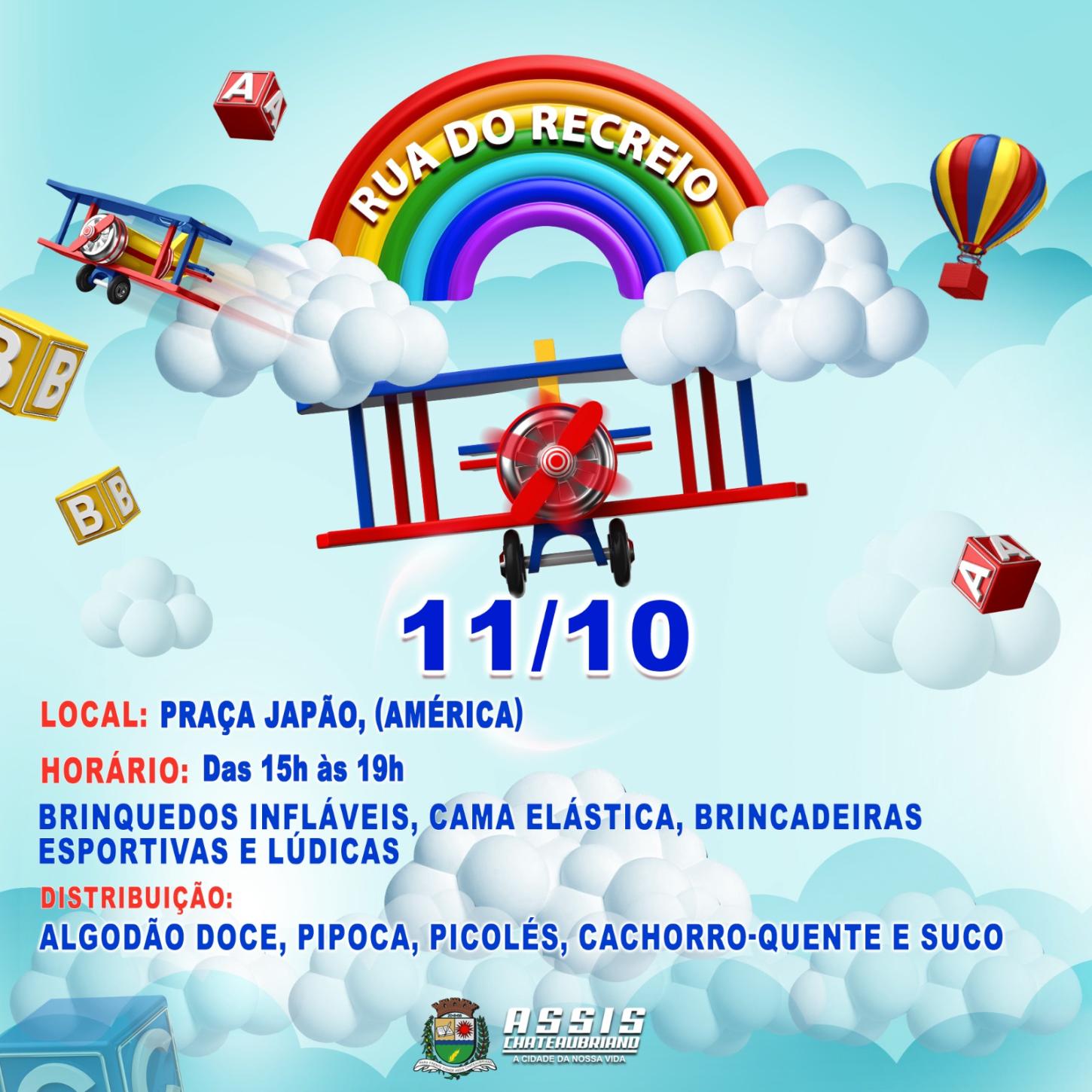 Assis Chateaubriand promove evento especial para comemorar o Dia das Crianças