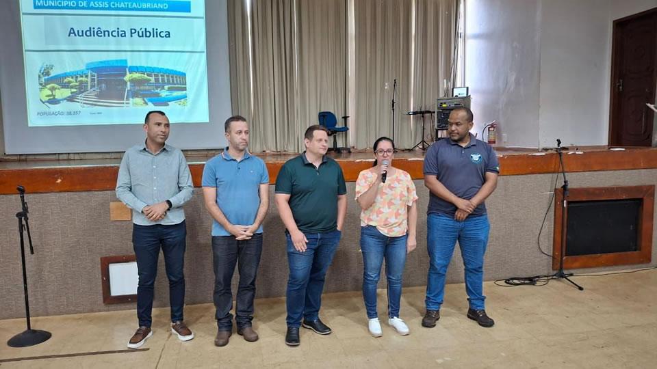 Audiência pública sobre proposta da LOA é realizada em Assis Chateaubriand