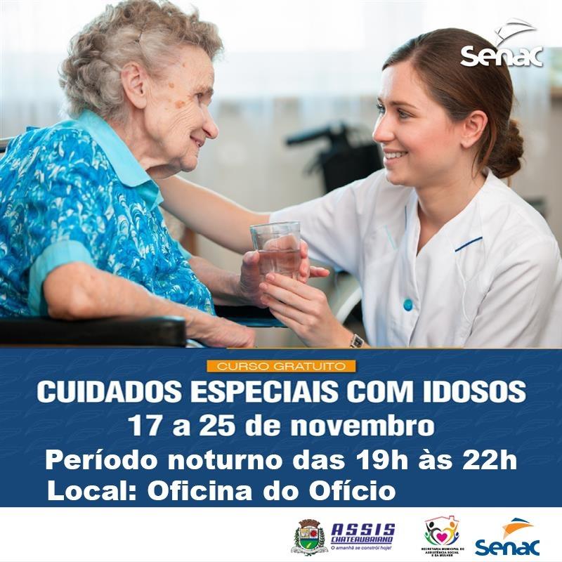 Curso Gratuito de Cuidados Especiais com Idosos