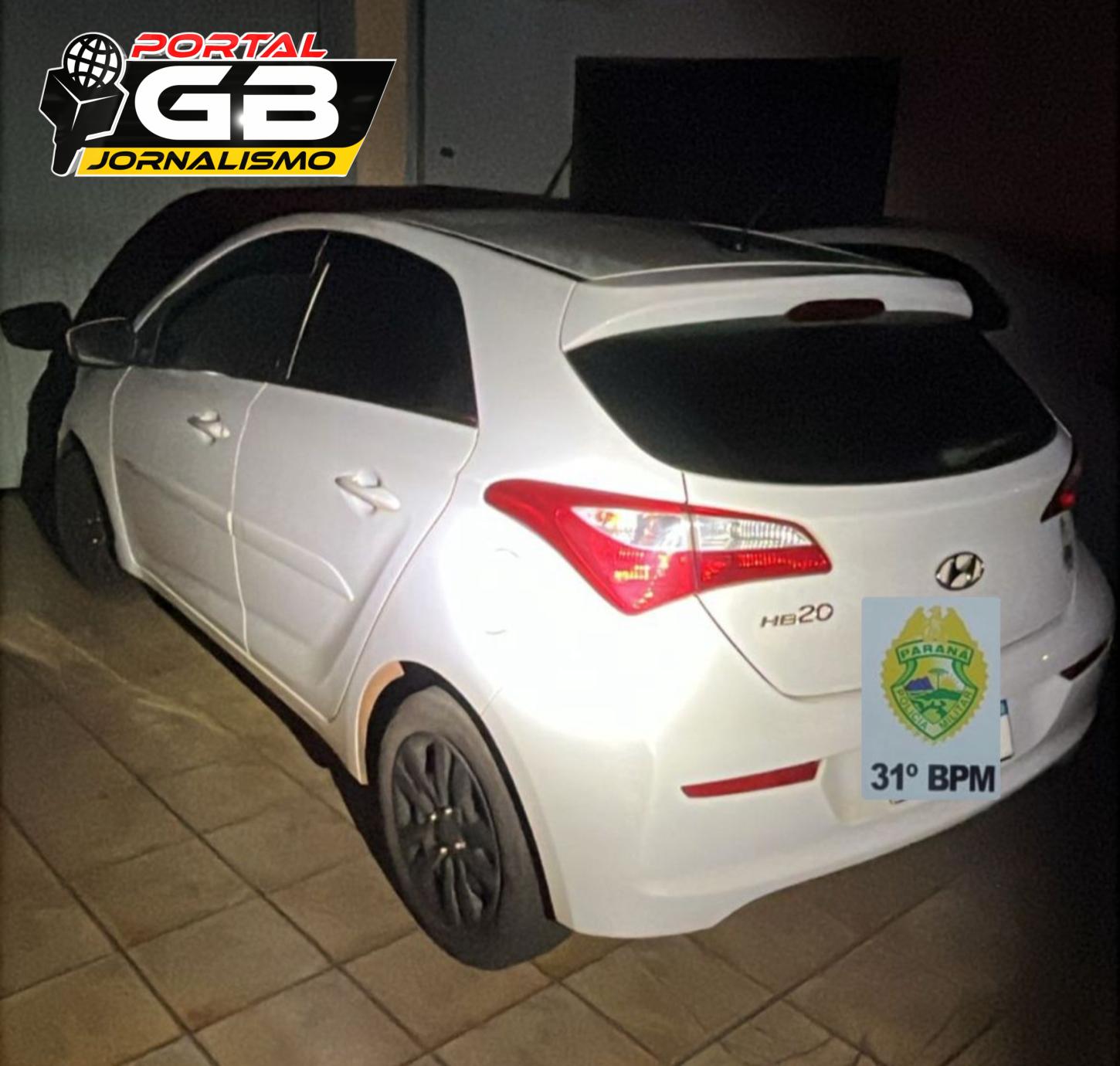 Em Assis Chateaubriand a PM recupera veículo e prende um homem