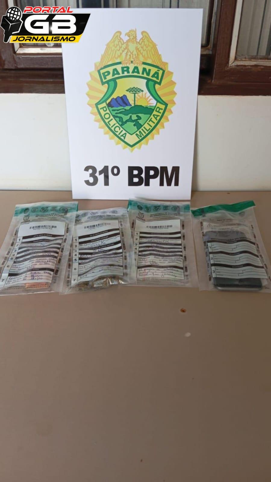 Em Assis Chateaubriand cocaína e dinheiro foram apreendidos com adolescentes