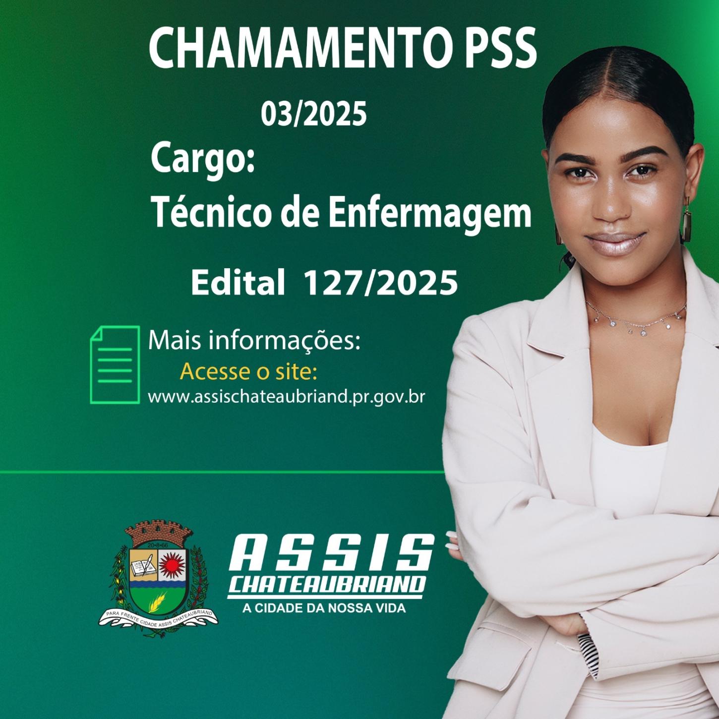 Município de Assis Chateaubriand convoca candidatos para PSS