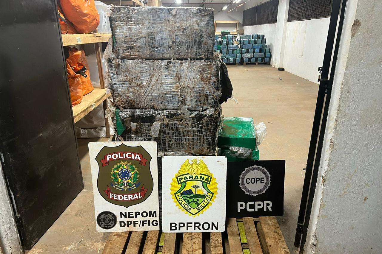 PMPR apreende mais de 1,1 tonelada de drogas durante Operação Diakopí IV