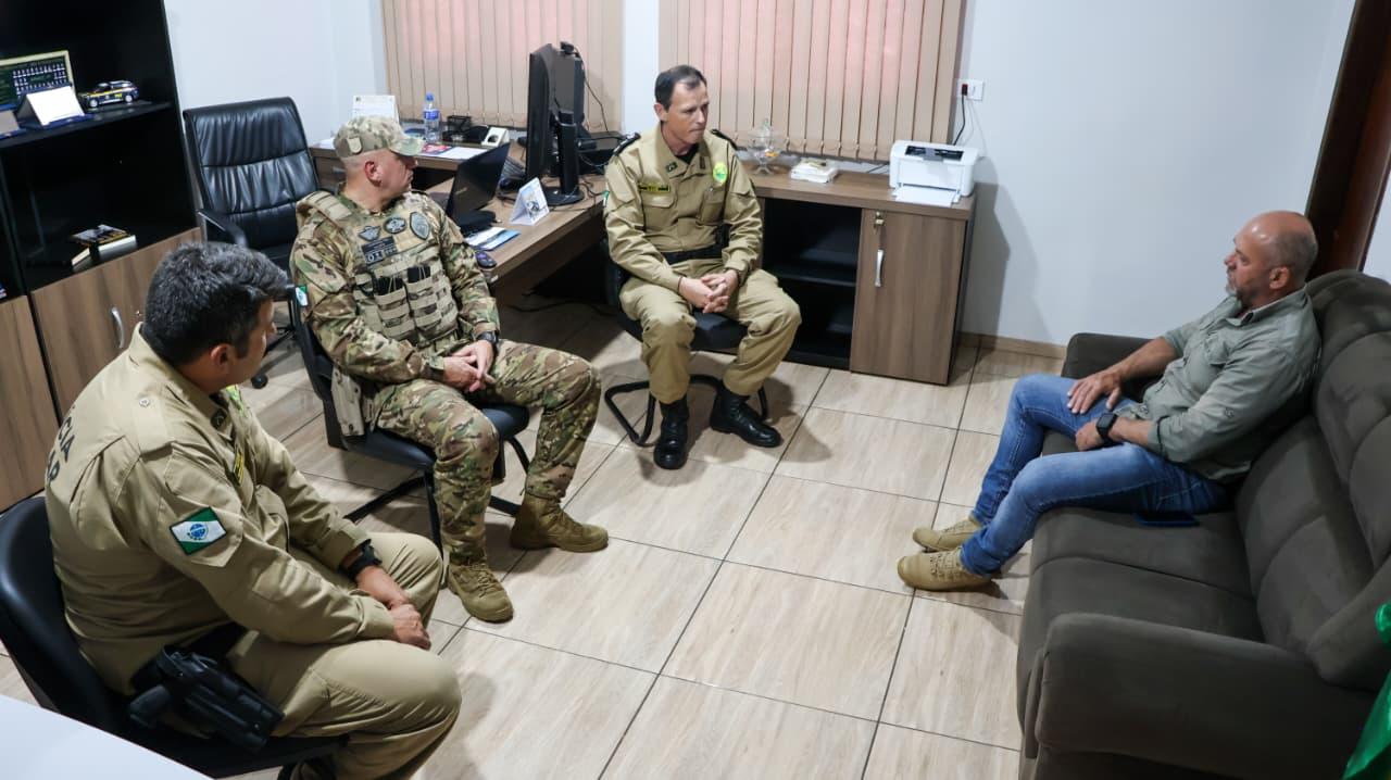 SECRETÁRIO DE SEGURANÇA PÚBLICA DO PARANÁ, VISITA SEDE DO 31º BPM EM ASSIS CHATEAUBRIAND