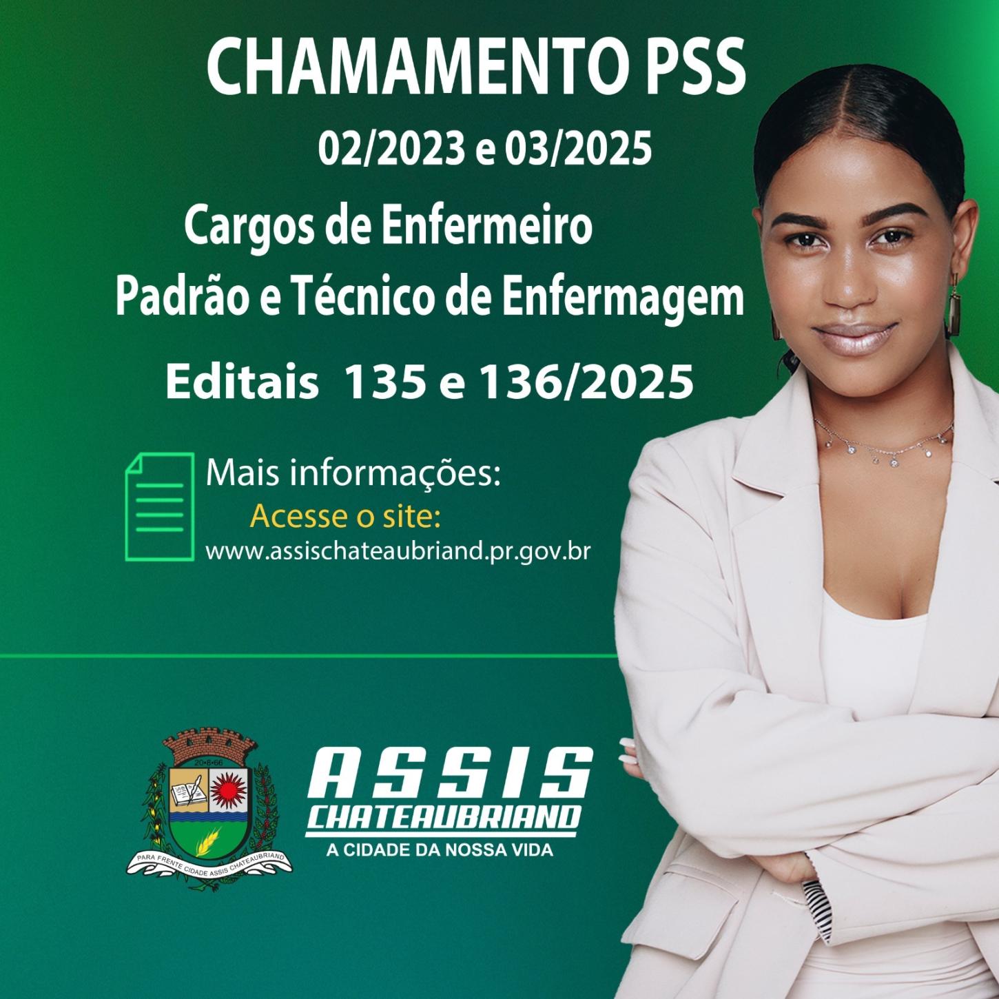 Município de Assis Chateaubriand convoca candidatos para PSS