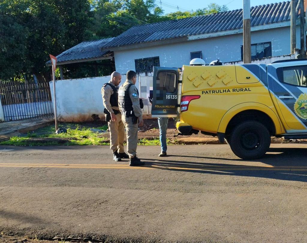 Palotina: Homem é preso em flagrante, suspeito de importunação sexual contra crianças em trajeto escolar