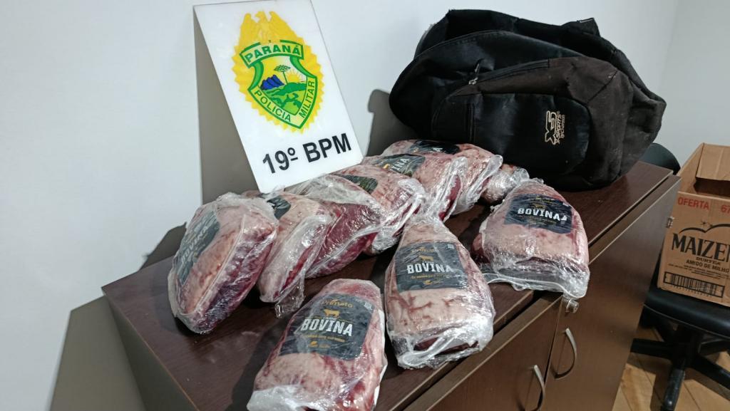 Segurança impede furto de carnes em supermercado de Toledo