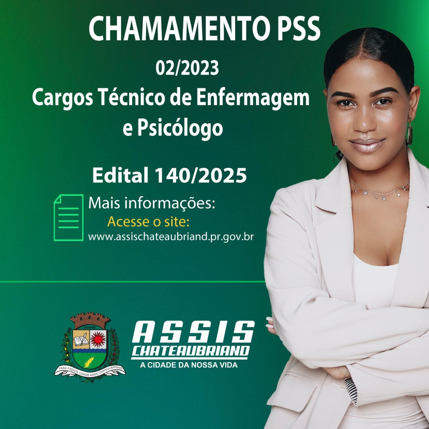 Município de Assis Chateaubriand convoca candidatos para PSS