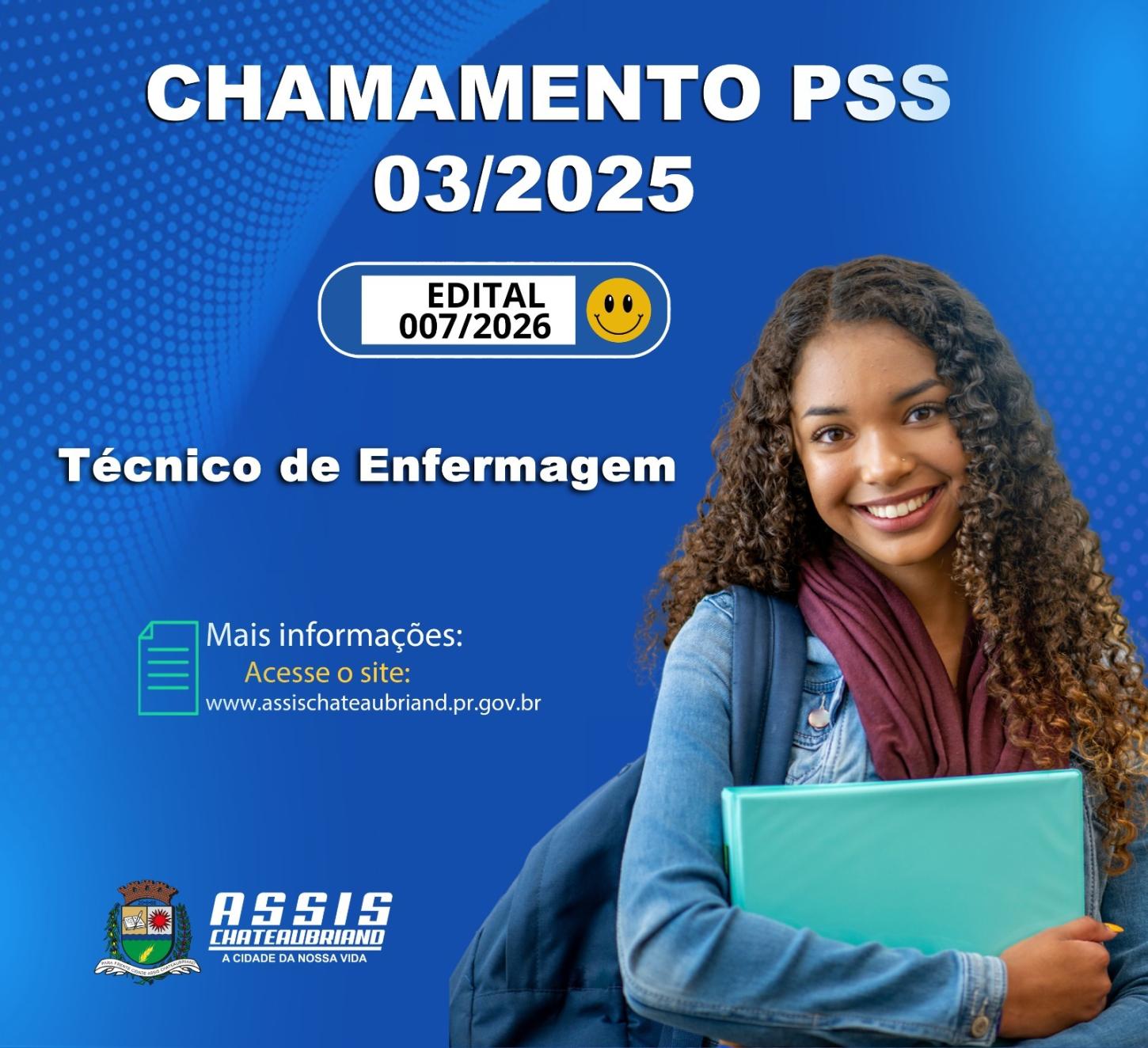 Município de Assis Chateaubriand convoca candidatos para PSS
