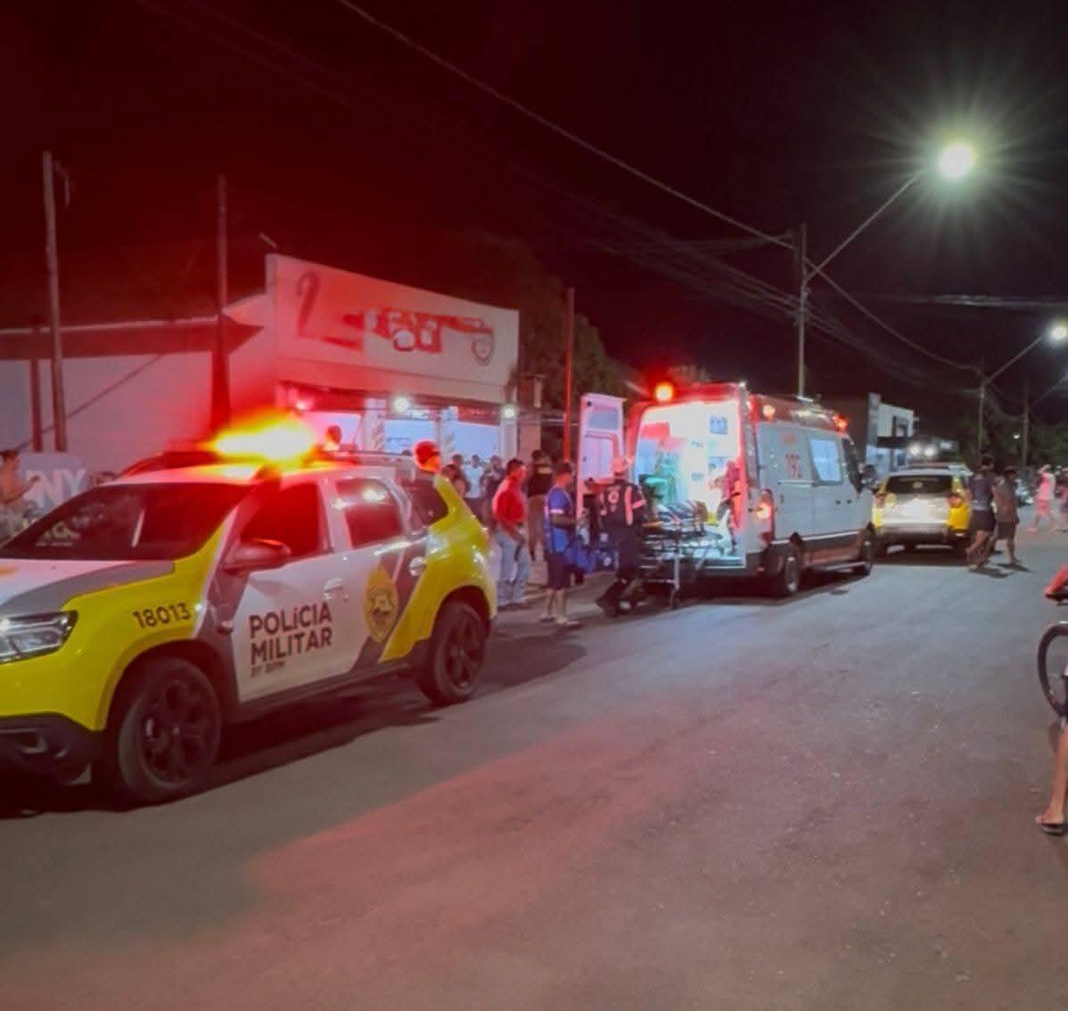 ASSIS CHATEAUBRIAND: HOMEM É ATINGIDO POR DISPARO DE ARMA DE FOGO NO JARDIM PROGRESSO.