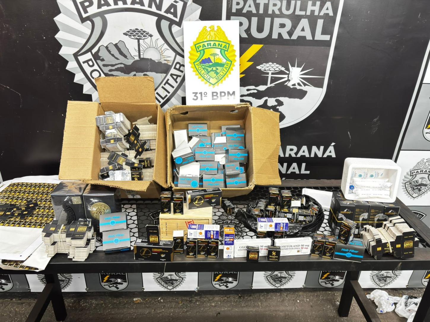 Contrabando e descaminho e veículo apreendido