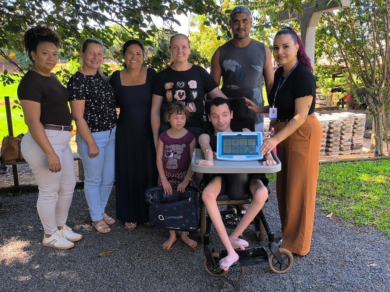 Maripá realiza entrega do Aparelho Conversia para fortalecer inclusão e comunicação