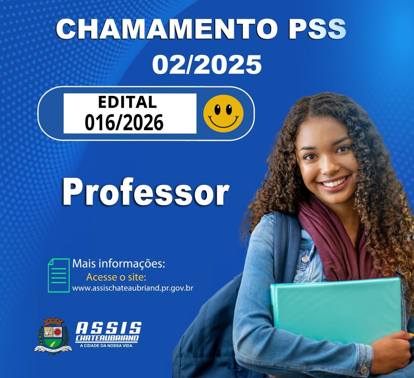 Município de Assis Chateaubriand convoca candidatos para PSS,