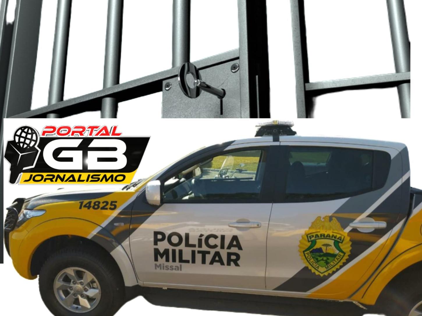 Em Jesuítas A PM atendeu caso de violação de residência