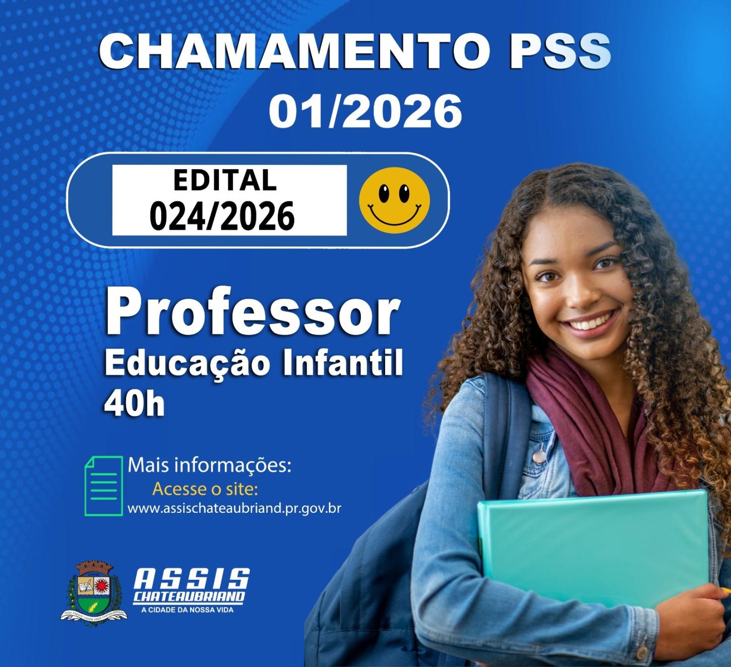 Município de Assis Chateaubriand convoca candidatos para PSS