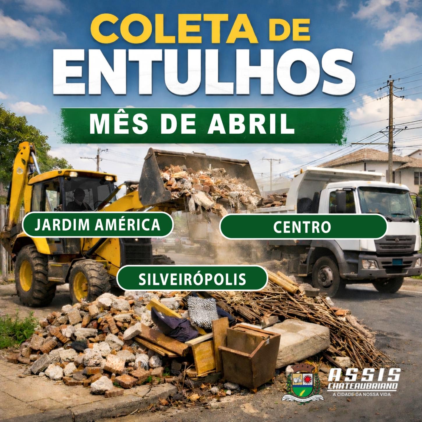 Assis Chateaubriand intensifica ações de limpeza e coleta de resíduos no mês de abril