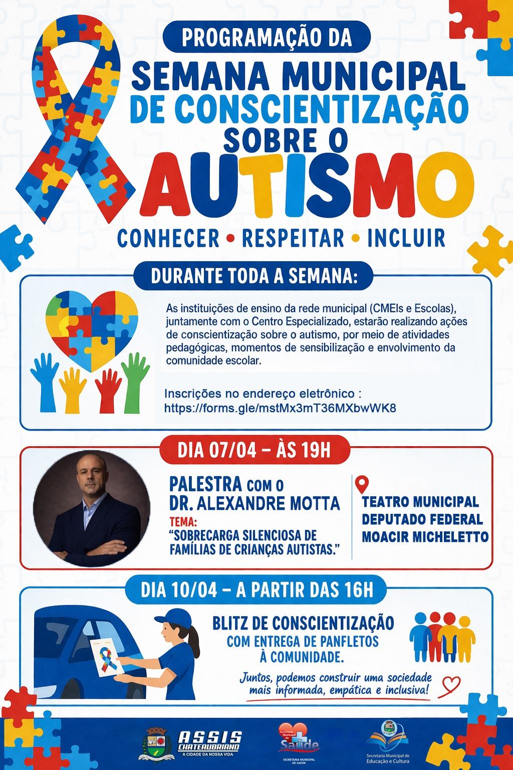 Assis Chateaubriand realiza Semana de Conscientização do