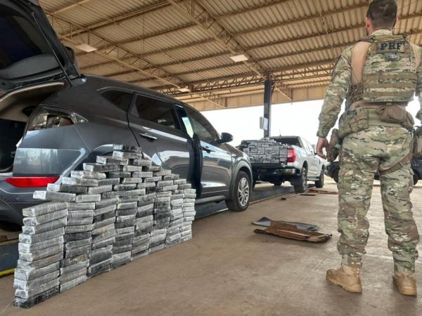 BR 277: PRF apreende carga de cocaína que poderia valer até R$ 33 milhões no destino final