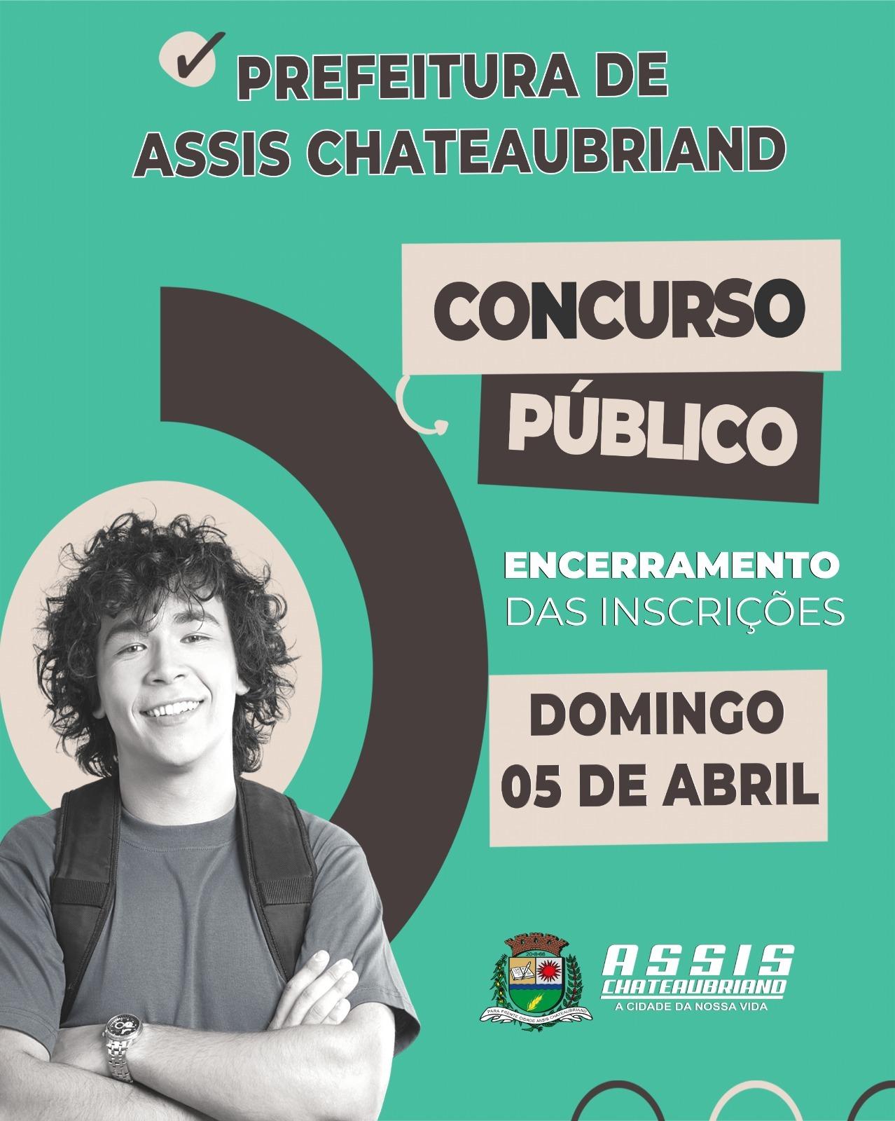 Concurso Público de Assis Chateaubriand segue com inscrições abertas