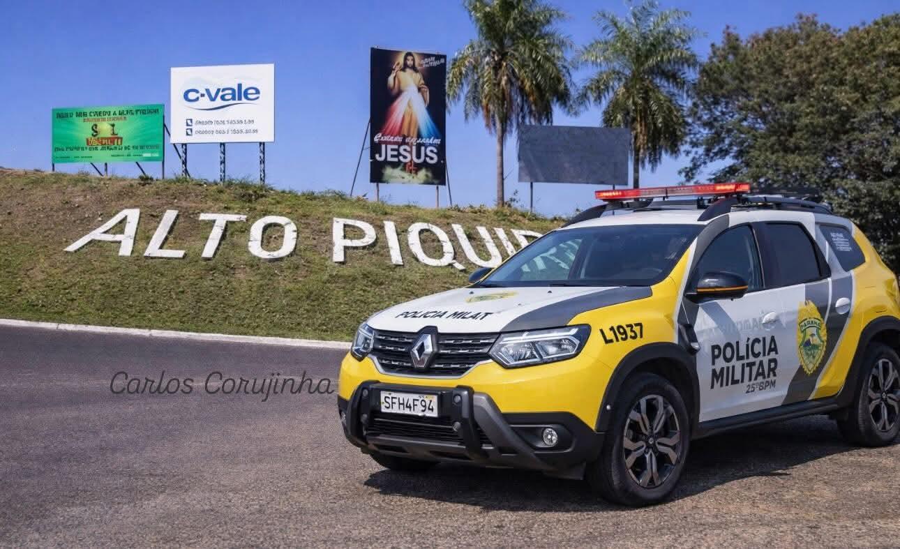 Em Alto Piquiri filho é preso por agredir a mãe de 74 anos