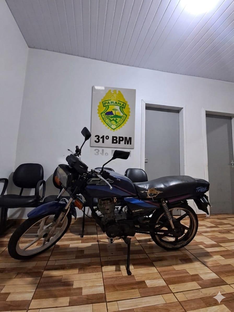 Em Iracema do Oeste rapaz foi encaminhado após não obedecer ordem de parada quando pilotava motocicleta