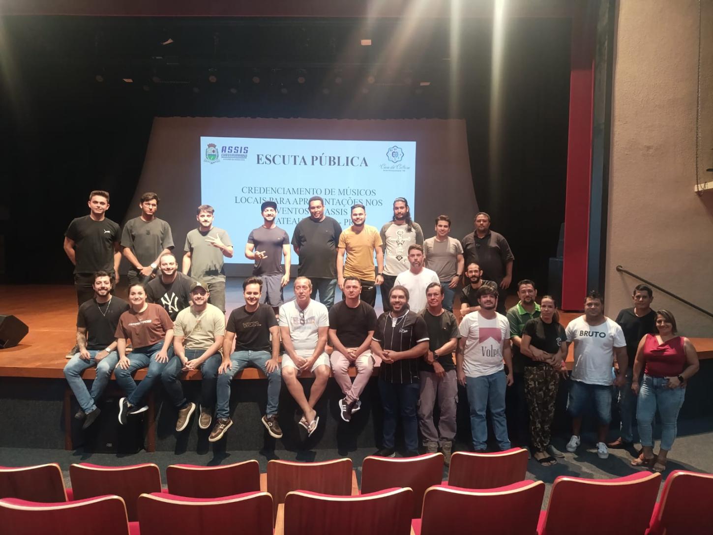 Escuta Pública para credenciamento de artistas musicais é realizada em Assis Chateaubriand