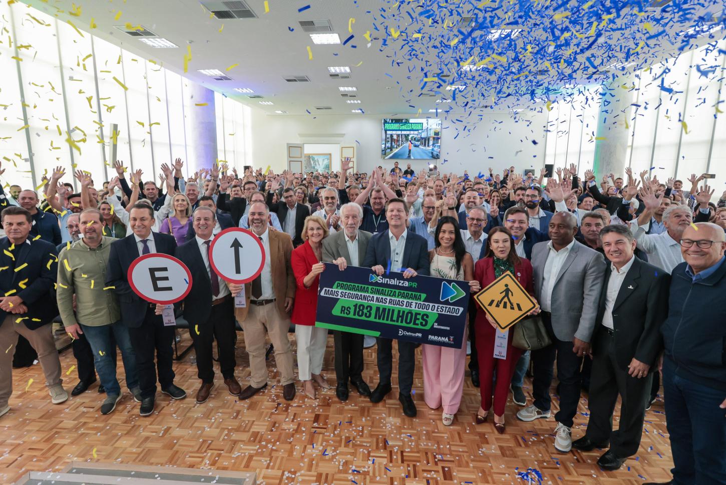 Marcel Micheletto participa de anúncio de R$ 183 milhões para sinalização viária no Paraná