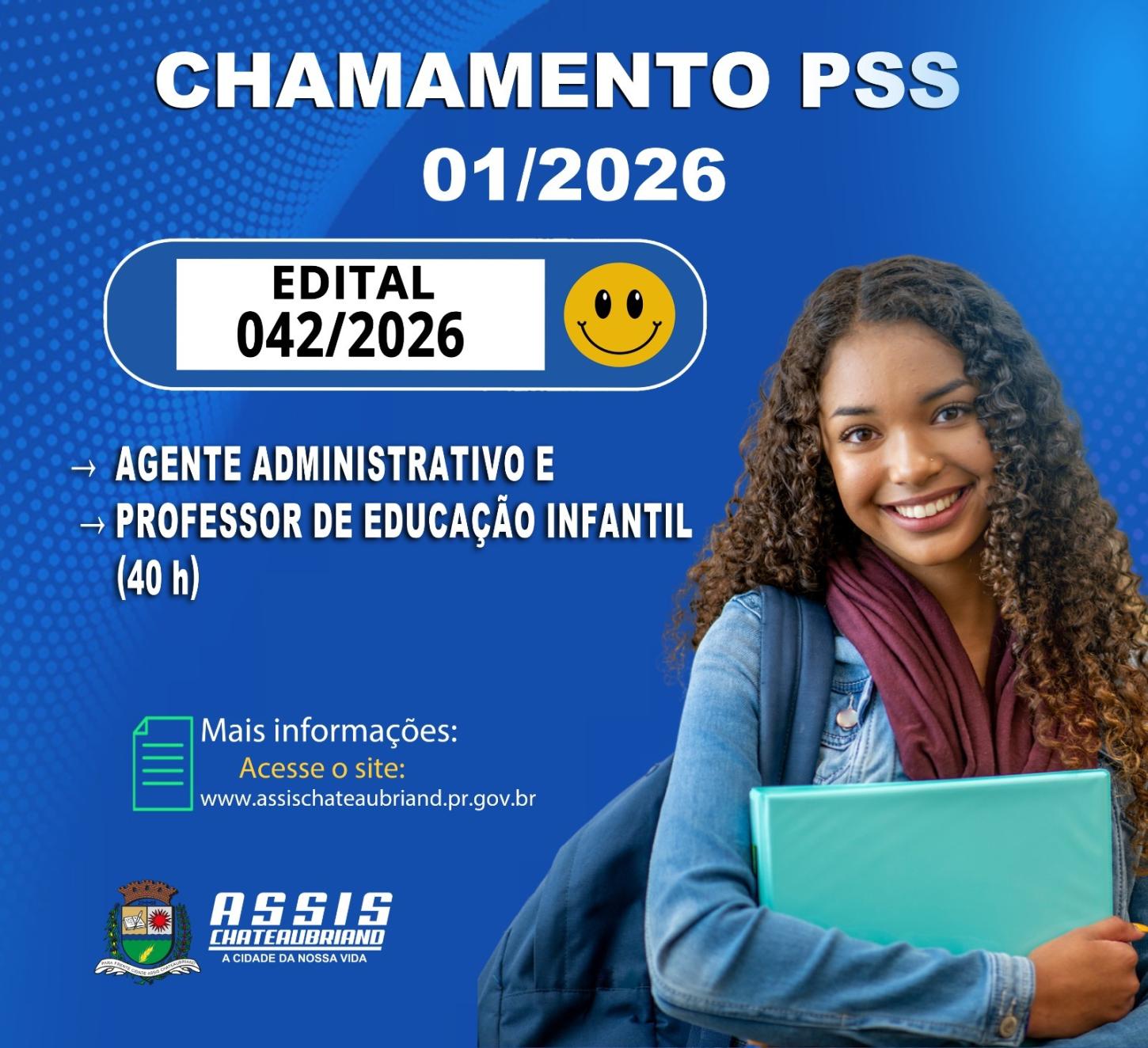 Município de Assis Chateaubriand convoca candidatos para PSS