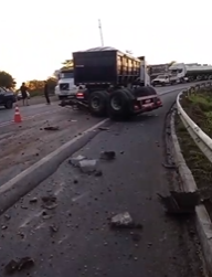 Dois acidentes provocam bloqueio total e morte na Ponte Ayrton Senna no Dia do Trabalhador